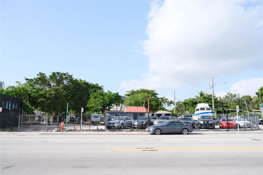 Rare opportunity to acquire two contiguous commercial parcels on NW 79th Street with T6-8-O zoning. Ideal for mixed-use development with retail frontage and multifamily above. Combined 0.32 acres with approx. 236 feet of street frontage. Existing use includes an active auto dealership with billboard income. Zoning allows up to 8 stories and 47 residential units. Excellent visibility, strong traffic counts, and close proximity to I-95, Little River, and the Design District make this site an attractive hold or build opportunity.