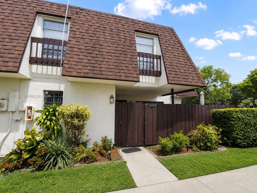 You’ll love the flexibility this property offers for both investors and owner-occupants alike. This spacious 3-bedroom, 2.5-bathroom home features a large living area and a generous primary suite with two closets. The covered, fenced patio is perfect for entertaining family and friends, offering plenty of space to host gatherings and enjoy outdoor living.

Both full bathrooms feature bathtubs, upgraded porcelain tile finishes, and modern lighted mirrors that add a clean, contemporary touch. The community also offers a pool for residents to enjoy, along with 2 assigned parking spaces for added convenience.
Maintenance includes roof repairs, siding, exterior painting, insurance, outside lighting utilities, and upkeep of the common areas—helping provide peace of mind and low-maintenance living. Investors will appreciate the ability to rent from day one, making this an excellent opportunity for immediate income potential.