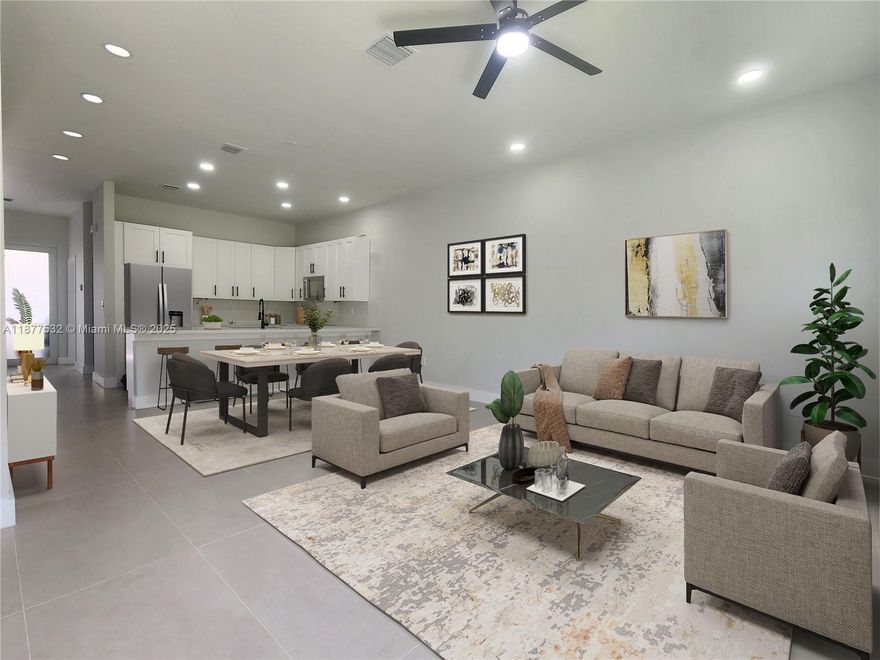 Seller Motivated! 2025 New Construction—your chance to own a modern home in a prime Fort Lauderdale location! Bright open layout with 10' ceilings and large windows that fill the space with natural light. The gourmet kitchen offers quartz countertops and SS appliances, perfect for daily living and entertaining. The owner’s suite includes a double vanity, walk-in closet, and private toilet area. A major plus is the 4th bedroom with its own entrance and full bath—ideal for guests, in-laws, or rental income to help reduce your mortgage. Impact doors and a separate laundry room add convenience. Large backyard for your personal touch and a 4-car spaces. Prime location—5 mins to Downtown, 10 to airport and beaches. Offering buyer incentives. Appraised above asking—report available upon request.