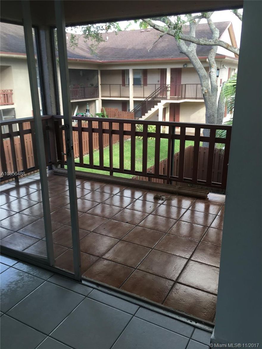 Spacious 2 bedroom 2 full bath apt located in an amazing community of PINE GROVE in the heart of Kendal.  Very spacious, updated kitchen, tile floors.  Washer and Dryer are located on first floor.  Pets ok -20 lbs.  Easy to show