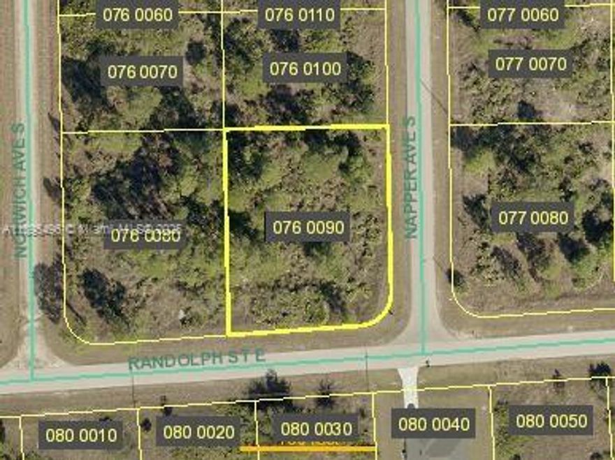 Corner 0.50 acre (±21,780 sq ft)  in Lehigh Acres! Rare half-acre CORNER offering extra frontage, flexible driveway options, and room for a future pool, toys, or a detached garage . Quiet residential area with new homes nearby—easy access to SR-82, shopping, schools, and a straight shot to Fort Myers and the beaches. Build now or hold as an investment. No builder tie; choose your own plans and timeline. Typical area utilities are well & septic (buyer to confirm availability, setbacks, and zoning with Lee County). Flood zone, environmental, and endangered species to be verified by buyer during due diligence. Motivated seller—bring your offer!