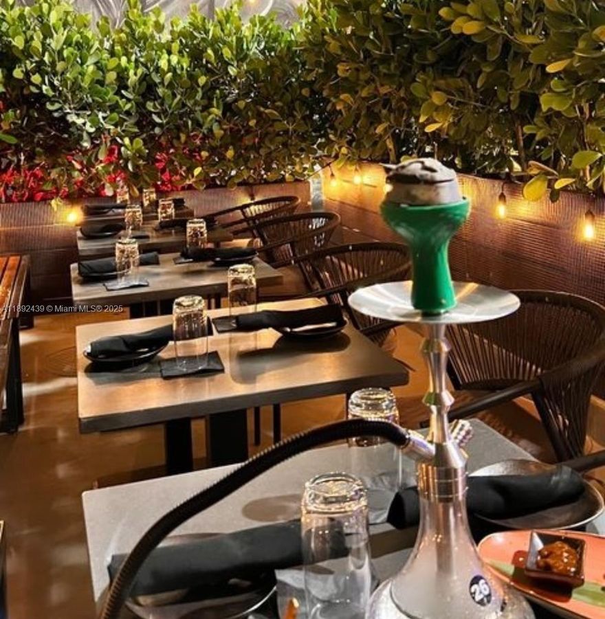 Beautiful Restaurant Lounge Bar Lounge w/Outside patio in the Wynwood Miami Area.  Venue was recently renovated about 2 years ago.  Turnkey comes with all licenses to operate as a restaurant bar.  License allows for 3am closing.  All inventory, fixtures, audio and visual equipment included in the sale.