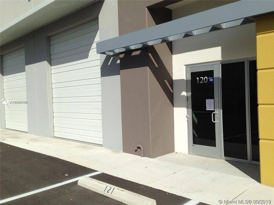 LOCATION, LOCATION, LOCATION!!! BRAND NEW WAREHOUSE ON 17TH STREET BETWEEN 110TH AVE & 108 AVE LOCATED AT WALKING DISTANCE FROM THE DOLPHIN MALL AND INTERNATIONAL MALL, CLOSE TO TURNPIKE, PALMETTO AND MAIN TRAFFIC ARTERIES. UNIT COMES WITH TWO OFFICES, STREET LEVEL, AREA APROX 1,340 SQFT.