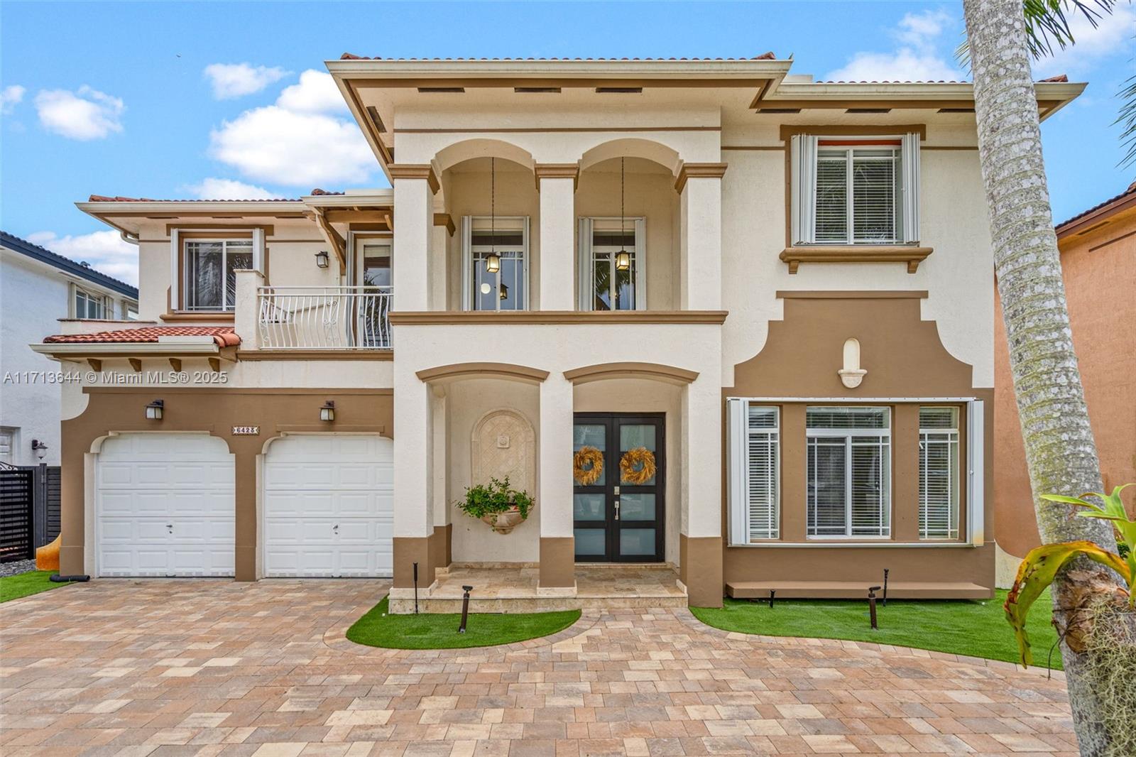 Endless potential in this spacious 4 bed / 4 bath + loft pool home on the water! The loft can easily convert back into 5th bedroom with its own bath. No HOA—ideal for Airbnb or rental income, or a great opportunity to flip and add value. A home on this street recently sold for $1.21M, and updated pool/waterfront homes in the area are trading over $1M. Bright, open layout with stainless steel appliances, granite counters, and impact doors. First-floor bedroom with updated cabana bath. Upstairs, the primary suite features a sitting area, private tiled balcony, walk-in closet, and spa-like bath. Outside is perfect for entertaining with a sparkling pool, putting green, lush landscaping, and serene waterfront views. NO HOA!
