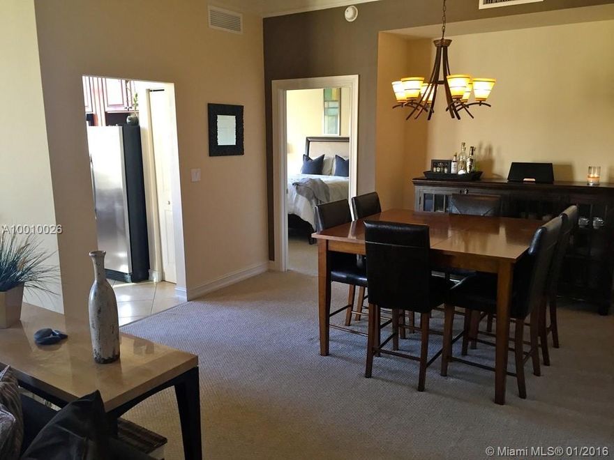 TASTEFULLY FURNISHED, SPACIOUS 2 BED/2 BATHROOM 6TH FLOOR UNIT FACING SOUTH, OVERLOOKING POOL IN THE MEDITERRANEAN ALAQUA CONDO. FEATURES GRANITE COUNTER TOPS, STAINLESS APPLIANCES, WASHER/DRYER IN UNIT, LUXURIOUS BALCONY, 2 PARKING SPOTS, WELL-EQUIPED GYM, LOTS OF SQUARE FOOTAGE! FURNITURE IS OPTIONAL.