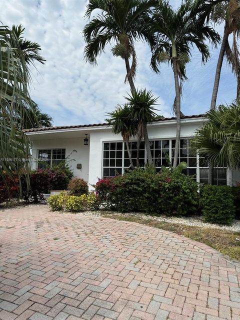 A home in Surfside