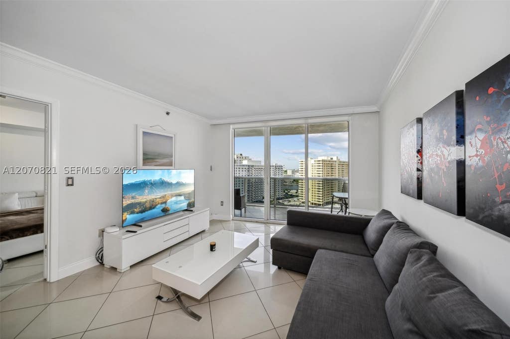 Photo of 1800 S Ocean Dr #1406, Hallandale Beach, FL 33009 (MLS # A12070821)