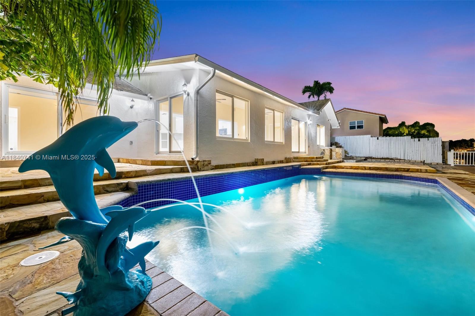 Welcome to your dream rental in the heart of Fort Lauderdale! This fully renovated 3-bedroom, 2-bath single-family home is located in the highly desirable Coral Ridge Isles neighborhood—just minutes from the beach, top-rated restaurants, shopping, and entertainment. Step inside to discover a bright, open-concept layout with sleek porcelain tile flooring, abundant natural light, and a gorgeous modern kitchen. Enjoy true South Florida living in your own private backyard oasis. Recent upgrades include a new roof, impact windows and doors, and a state-of-the-art alarm system for your peace of mind. The private backyard oasis features a sparkling pool, lush tropical landscaping, and full fencing with a motorized gated entrance.