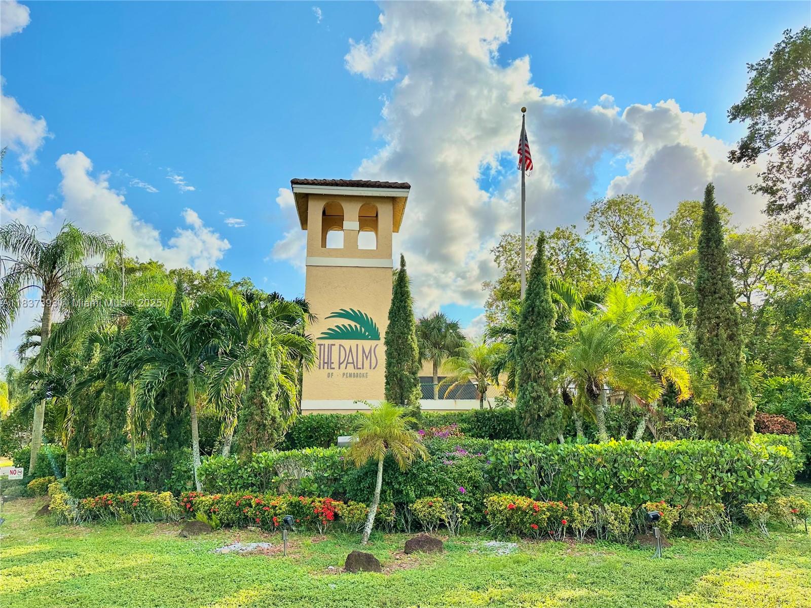 For Rent 1 Bedroom 1 Bathroom apartment in Palms of Pembroke Pines. Welcome to resort-style living at the Palms of Pembroke Pines. This charming 1 bedroom, 1 bathroom unit offers an open kitchen, ceramic floors, and the convenience of in-unit washer and dryer. Relax and enjoy the many amenities: a lakeside pool, hot tub, gym, tennis court, and open-air basketball court. Ideally located in the heart of Pembroke Pines, this condo combines style and comfort in an unbeatable location. Don’t miss out.