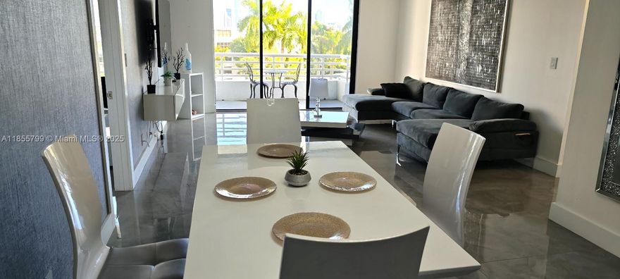 Experience luxury living in this immaculate, upgraded and fully furnished 2-bedroom, 2-bathroom condo in the heart of Aventura. This stunning residence features brand-new flooring, top-of-the-line appliances, and an in-unit washer/dryer combo for ultimate convenience. Enjoy a private balcony with serene pool views. Located in a prestigious community, residents have access to resort-style amenities, including two heated pools, a state-of-theart fitness center, a spa, a sauna, a volleyball court, and a beautifully designed lobby. The building also offers 24-hour valet parking and security for peace of mind. Centrally located near the Turnberry Golf Course, Aventura Mall, Gulfstream Park, and just 5 minutes away from the beaches of Sunny Isles. This is a must-see property!