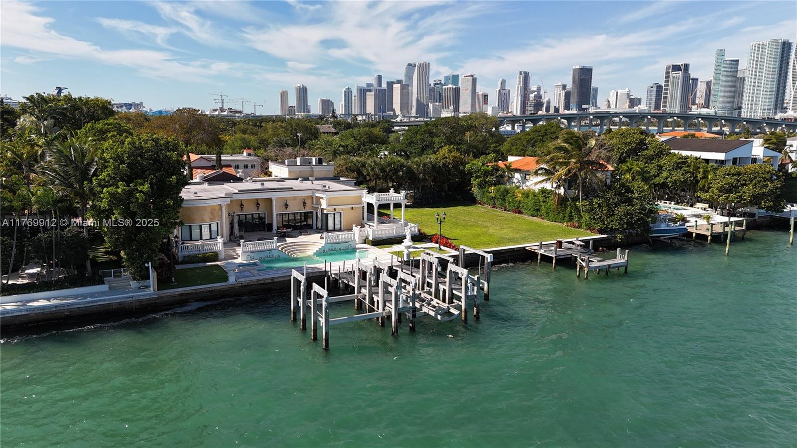 Property for Sale at 921 N Venetian Dr, Miami, Broward County, Florida - Bedrooms: 4 
Bathrooms: 4  - $24,900,000