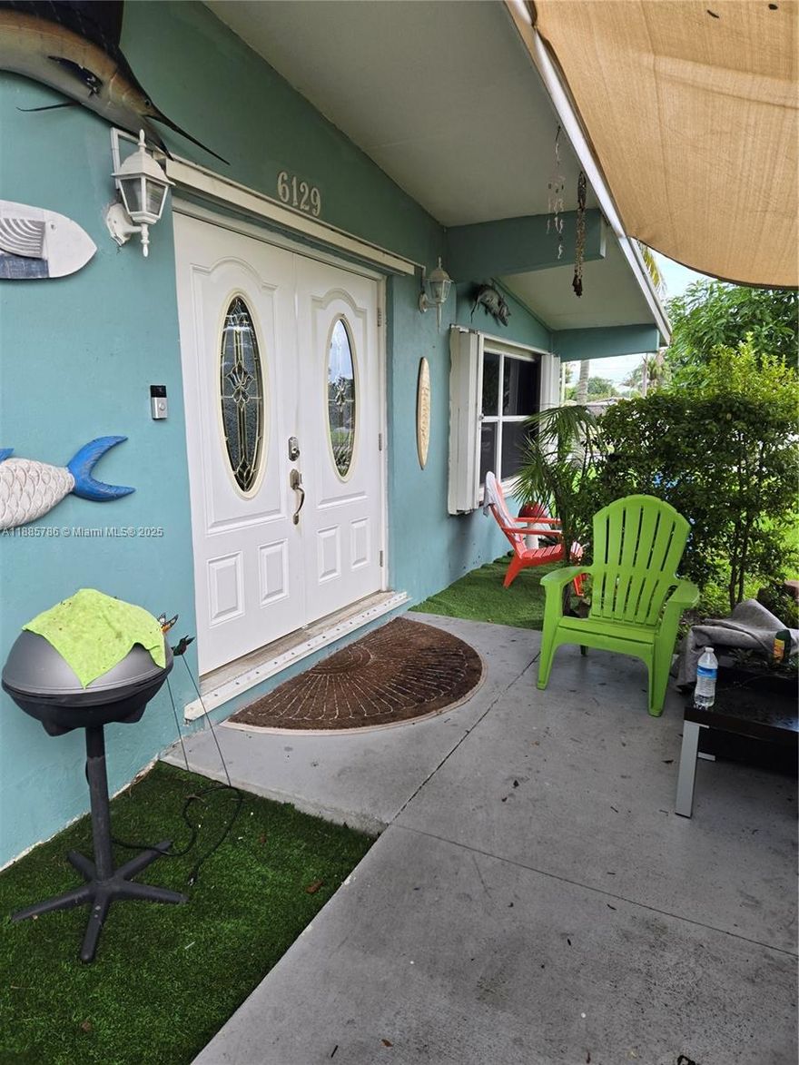 OPEN HOUSE THIS WEEKED. 10/4 & 10/5. 1-4 PM. This Immaculate 4/1 Corner Large Lot home Features tiled flooring w/newer front and back doors. Stunning Brand-new Custom Euro Design kitchen with pull out shelve, pantry has deep pull-out shelves, and deep cabinets! Roof fully replaced 02/22. The back door is an impact door, and all the windows have shutters. There is a laundry room. Sewer and water line replaced 2020. The home has a fully functioning sprinkler system. This house sits on a large corner lot with a large yard with plenty of space for entertaining in this tropical setting. Storage shed in the fenced backyard and plenty of parking for cars. Just minutes away from Margate Elementary, and Calypso Cove waterpark. Larger than tax roll. NO HOA, ALL AGES ARE WELCOME.PROPERTY SOLD AS-IS.