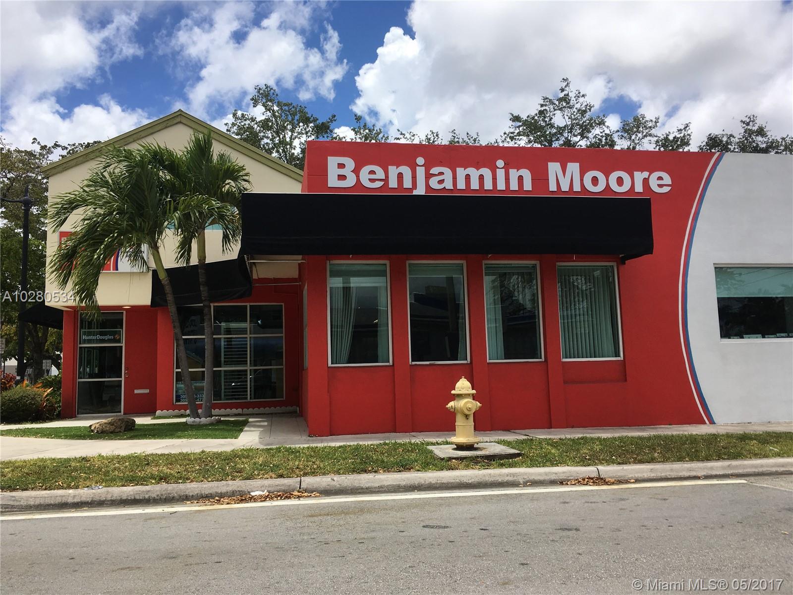 THE SUBECT PROPERTY CONSISTS  OF 3746 SF FREE-STANDING RETAIL BUILDING ON 5928  SF PARCEL SITTING ON A HIGHLY TRAFFIC CORNER LOT WITH CORAL WAY FONGTAGE. CURRENT USE FEATURES 1 STRONG TENANT, A BEAUTY SALON, WITH A LEASE RATE OF NEARLY $40 PER SF. THE REMAINDER OF THE BUILDER IS OWNER-OCCUPIED AS A BENJAMIN MOORE PAINT STORE. THE SELLER IS WILLING TO STAY ON AS A TENANT OR DELIVER THE PROPERTY VACANT.CURRENT ZONING ALLOWS UP TO 3 SEPARATE BAYS, AND IS CONDUCIVE TO BOTH RETAIL OR OFFICE USE. PRESTIGE OPPORTUNITY FOR AN INVESTOR LOOKING TO GENERATE INCOME  IN ONE OF MIAMI'S MOST COMPETITIVE RETAIL MARKETS!