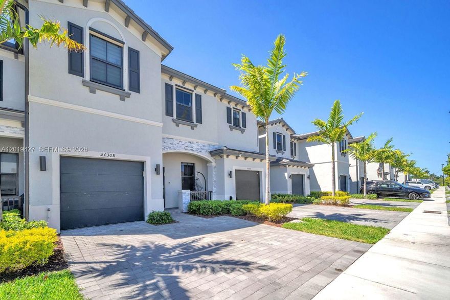 Large home available in a secure, gated family oriented community on a quiet dead-end street. This 4-bedroom, 2.5-bath residence offers a functional layout with an open-concept floor plan and garage. Enjoy seamless indoor-outdoor living, move-in-ready condition, new appliances, and impact windows and doors and tons of storage/closet space. Conveniently located just steps from community amenities and minutes from everything Miami has to offer.