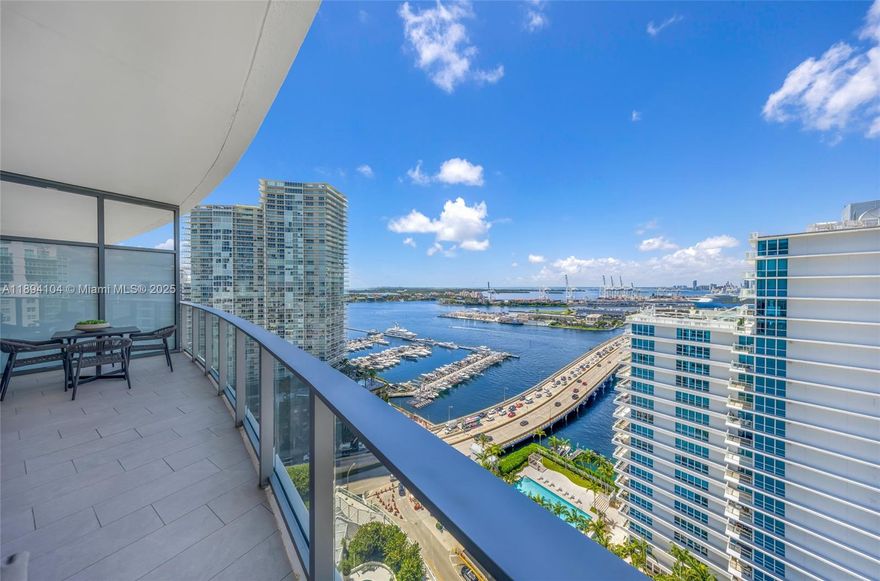 This sophisticated 1-bedroom, 1.5-bath residence at Five Park combines modern elegance with comfort and practicality. From the expansive terrace, take in panoramic views of Biscayne Beach and Miami Skyline. Soaring 10-foot ceilings, floor-to-ceiling windows, and an open layout create an airy, light-filled ambiance. The chef’s kitchen is appointed with Gaggenau appliances, custom oak cabinetry, and quartzite countertops. The primary bath showcases marble flooring, walls, and vanity. Five Park—Miami Beach’s newest luxury icon—offers residents an unparalleled lifestyle with premier amenities, including a bayfront full-service pool deck, cutting-edge fitness and wellness center, and an exclusive private beach club. Beautifully furnished.