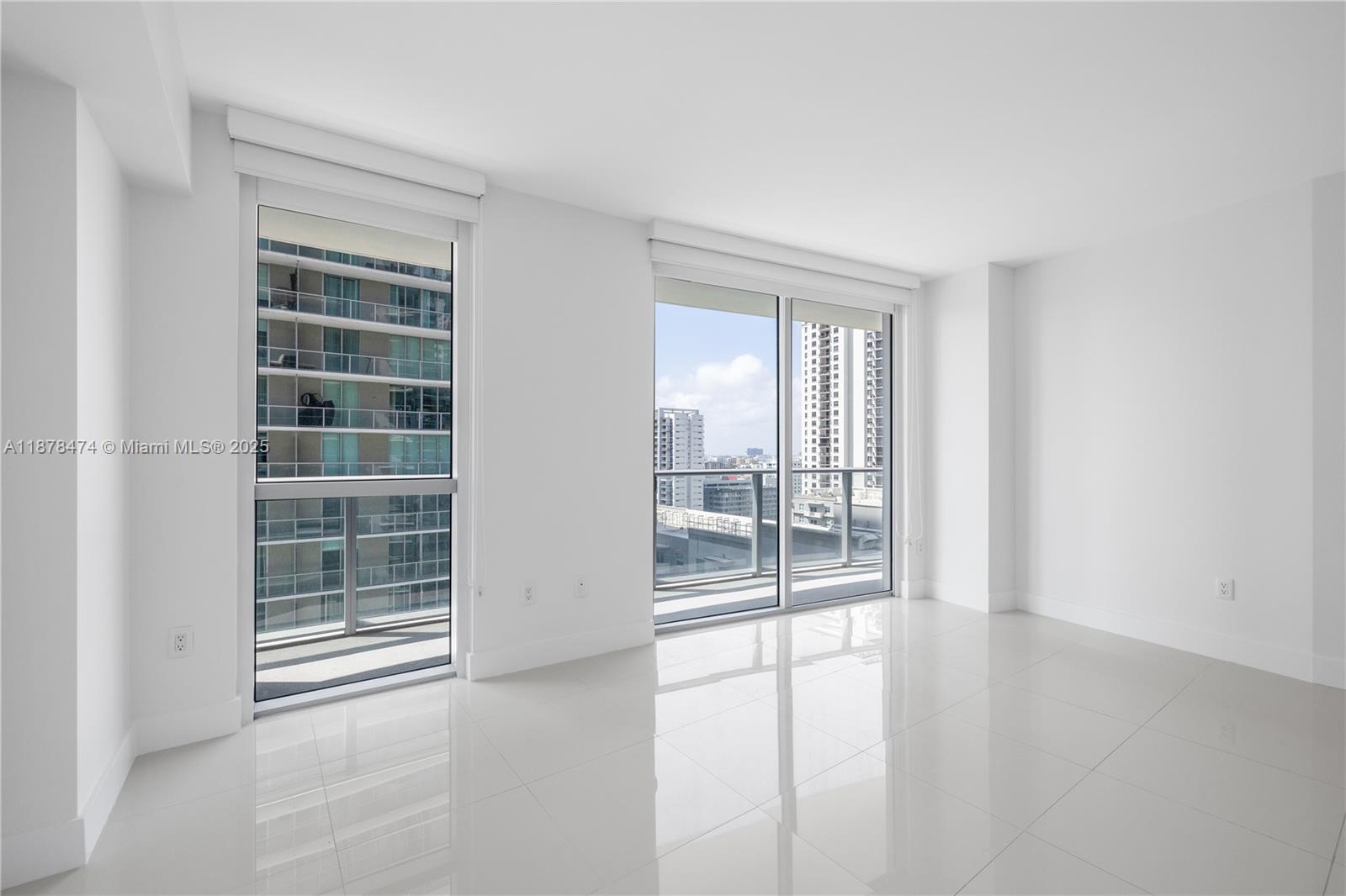 Stunning studio at the luxurious Millecento condo created by Carlos Ott and designed by Pinifarina. Located on the 17th floor, enjoy expansive panoramic city and bay views!! This unit features white imported porcelain floors throughout, Gourmet kitchen w/Italian cabinetry and top of the line applicances, stone countertops and blackout blinds. Enjoy the resort style amenities. Rooftop pool with skyline views, 9th floor pool w/club room, amazing state of the art fitness center, movie theater and kids play pool. Millecento offers 5 star resort style living in the heart of Brickell's Financial District. Walking distance to Mary Brickell Village, Brickell City Center, dining, shopping, entertainment and public transportation. Unit has is being leased until April 2026.