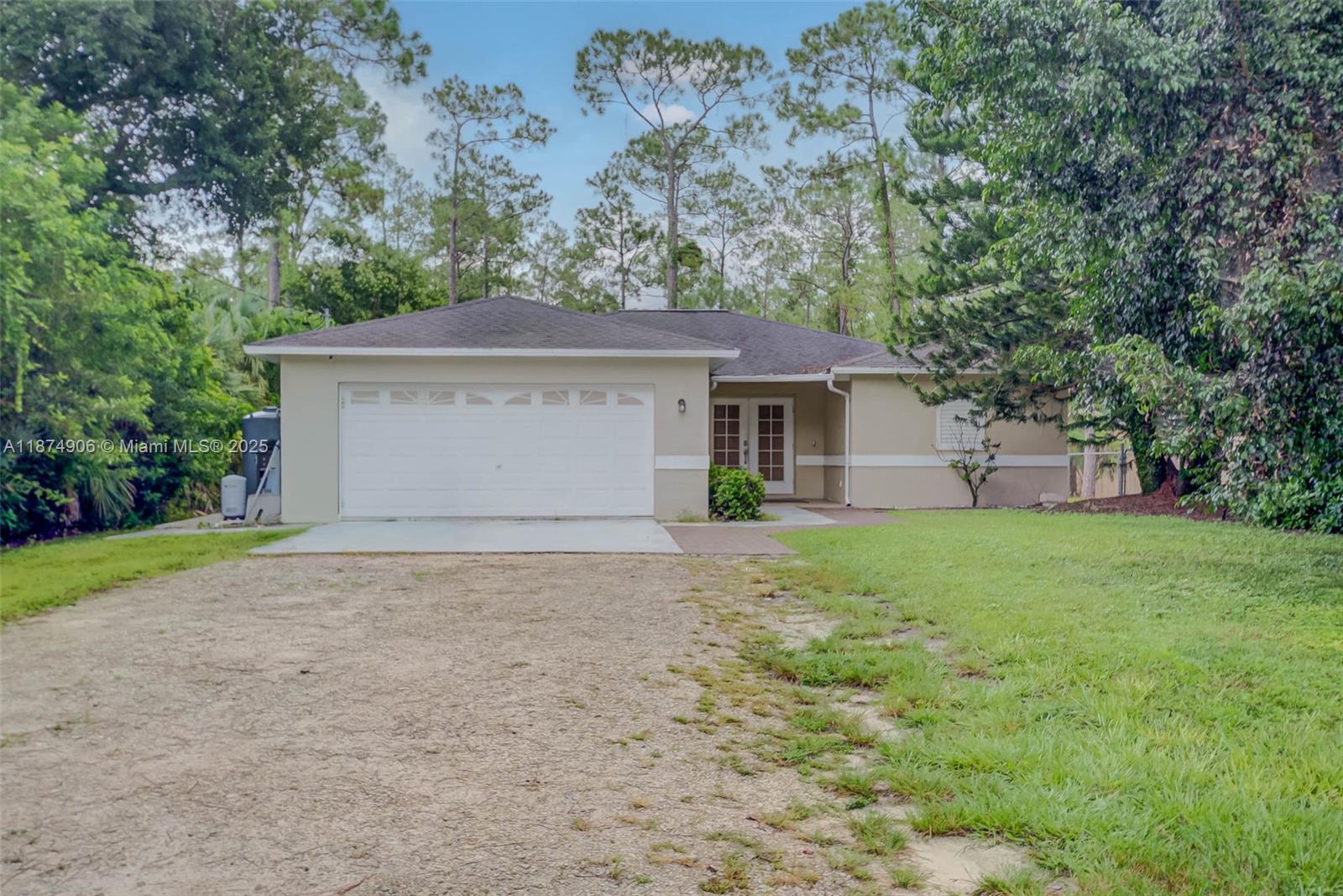 Welcome to your dream home in Golden Gate Estates! This charming 3-bedroom, 2-bathroom residence, complete with a den, sits on an oversized 1.14-acre lot and boasts 1,956 sqft of living space. Enjoy a covered pool surrounded by a beautiful paver deck, perfect for entertaining, along with a lovely gazebo for outdoor relaxation. This home is equipped with a reverse osmosis system, ensuring clean and great-tasting water throughout. Additionally, a brand-new Trane AC system installed in 2024 and a pool heater enhance your comfort year-round. With a fantastic location just west of Wilson Blvd, this property offers both comfort and a serene lifestyle. Don’t miss your chance to make this gem yours!