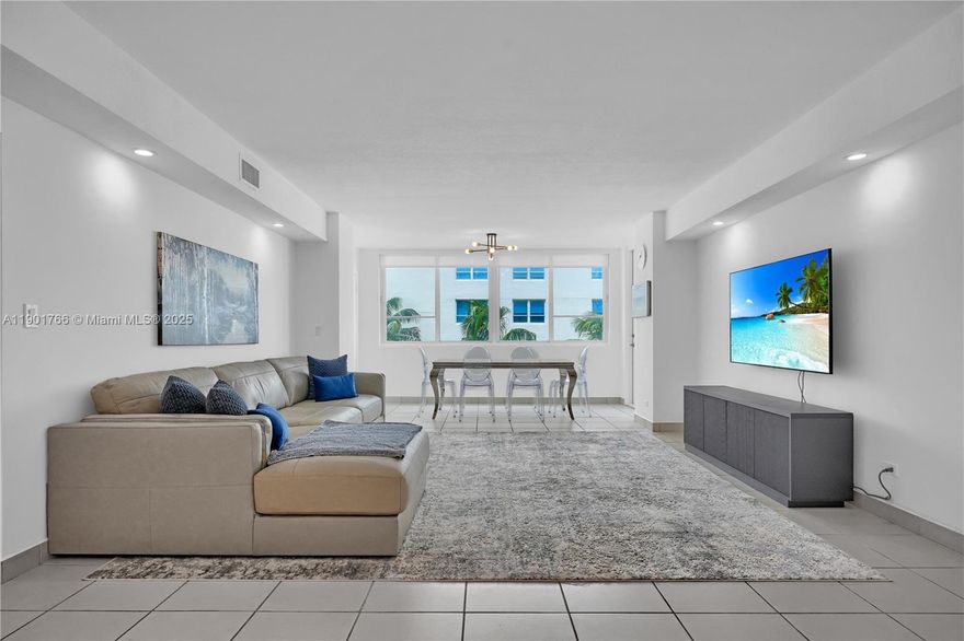 Experience luxury living at its finest in this spacious 3-bedroom, 2-bathroom beachfront condo. Located steps from the sand, this beautiful residence offers breathtaking ocean views. The primary suite features a private bathroom creating a true retreat. Two additional bedrooms offer flexibility for family, guests, or a home office. Residents enjoy exclusive amenities including a beachfront pool, fitness center, and 24/7 concierge service. Valet Parking, alongside a Heated Pool, Jacuzzi, Children's Pool, Gym, Billiards Room, Sauna, BBQ area, Beauty Salon, Synagogue, and On-site Restaurant. Located in the heart of Miami Beach, you’ll be just minutes away from world-class dining, shopping, and entertainment. Embrace the ultimate coastal lifestyle in this premier Miami Beach Condo!