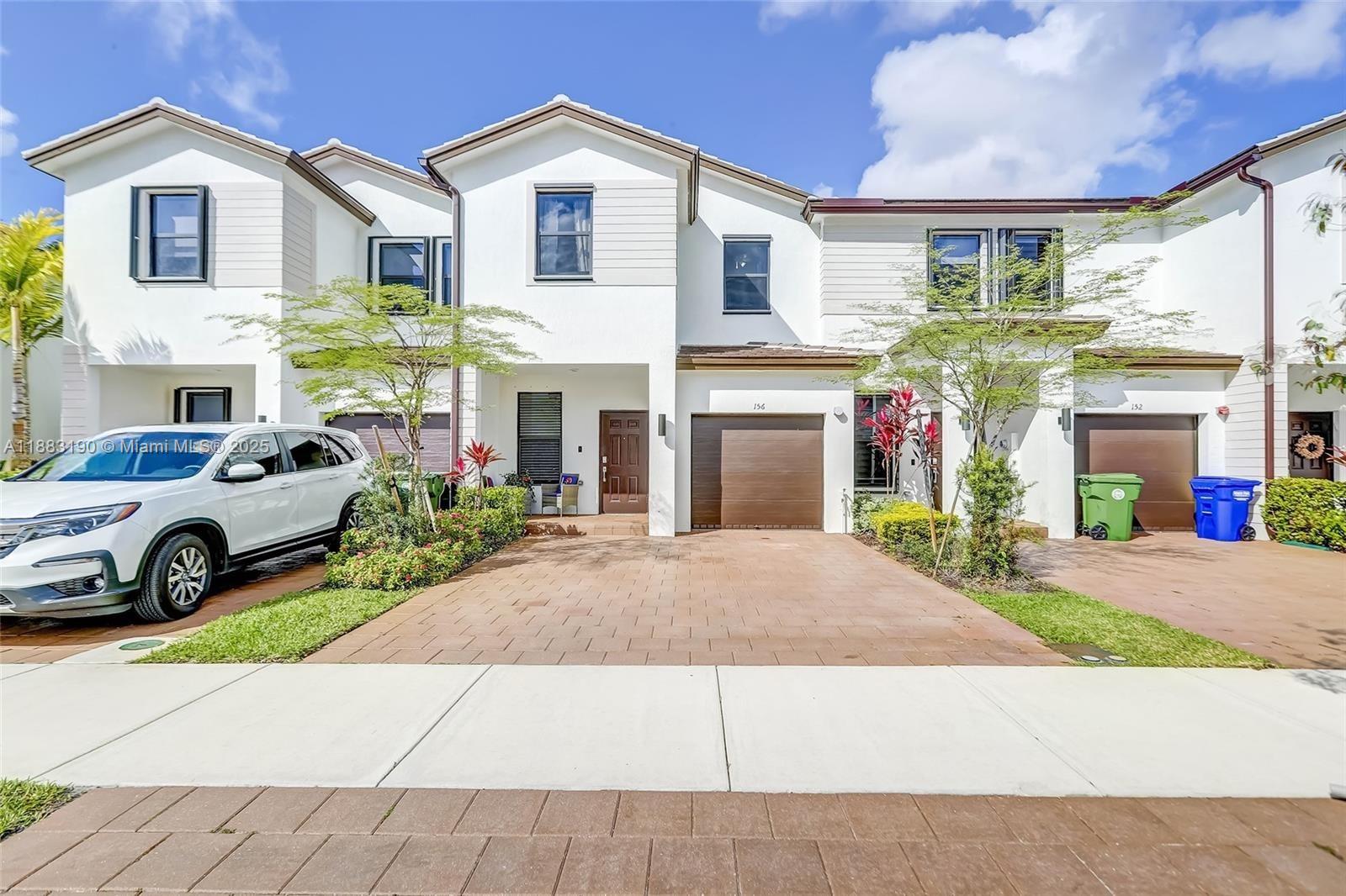 Brand New townhouse available in this desired, gated community of Pembroke Pines! Built in 2020. Every designer upgrade is included in this SMART HOME! The property features a beautifully updated kitchen and bathrooms. The large kitchen opens up to the family room creating a spacious; open floor plan. New floors throughout the entire house and many upgrades to WOW the most discerning buyers. The 1 car garage and 2 car driveway offers enough room to park multiple cars. Community amenities include a pool & cabana and electric gate for extra security. Located close A Rated schools, dinning, shopping, and more. Will go quick!!!