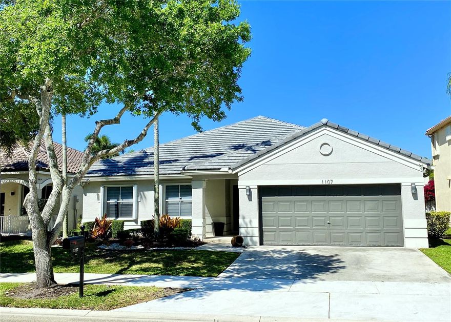Impeccable One-Story Home in The Meadows Weston, FL!
Step into this elegant, light-filled home featuring soaring ceilings and an open-concept design with new flooring, upgraded baseboards, recessed lighting, and stylish window treatments.
This sought-after model offers a split floor plan, originally designed as a 4/2.5 with two bedrooms combined into a spacious office—easily convertible back into separate rooms. Additional highlights include a newer roof 2022 & A/C accordion shutters for peace of mind, and a laundry room with a modern washer & dryer. It also boasts a large backyard that can easily fit a pool.
Enjoy a resort-style community offering a clubhouse w/ pool, playground, and basketball court.
a Matterport Virtual 3D Tour is available upon request.
