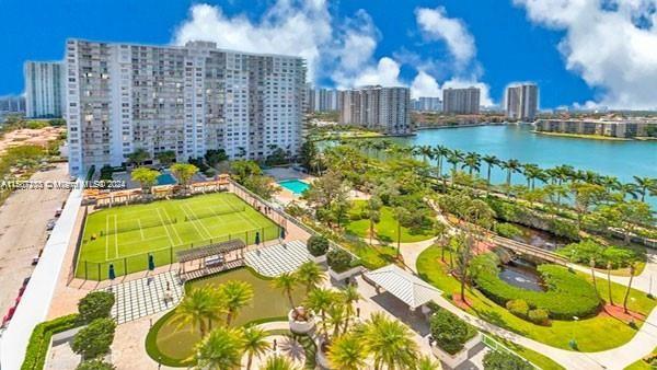 Discover waterfront views in this 2-bedroom, 2-bathroom + Office, Condo with breathtaking ocean and Intracoastal views. With 1,693 sqft of space, the corner unit boasts a wrap-around balcony, perfect for enjoying panoramic views. Storage unit and a lot of closet space. The spacious family room features floor-to-ceiling windows, offering captivating Intercoastal views.

Admiral's Port East offers an array of amenities, including 24/7 lobby service, 2 heated pools, tennis courts, and expansive exercise facilities with pool views. Leisure activities abound with mini golf, barbecue areas, and a poolside lounge. Located near shops, restaurants, and Aventura Mall, this condo offers luxury and convenience. Waterfront living, make it a reality TODAY!