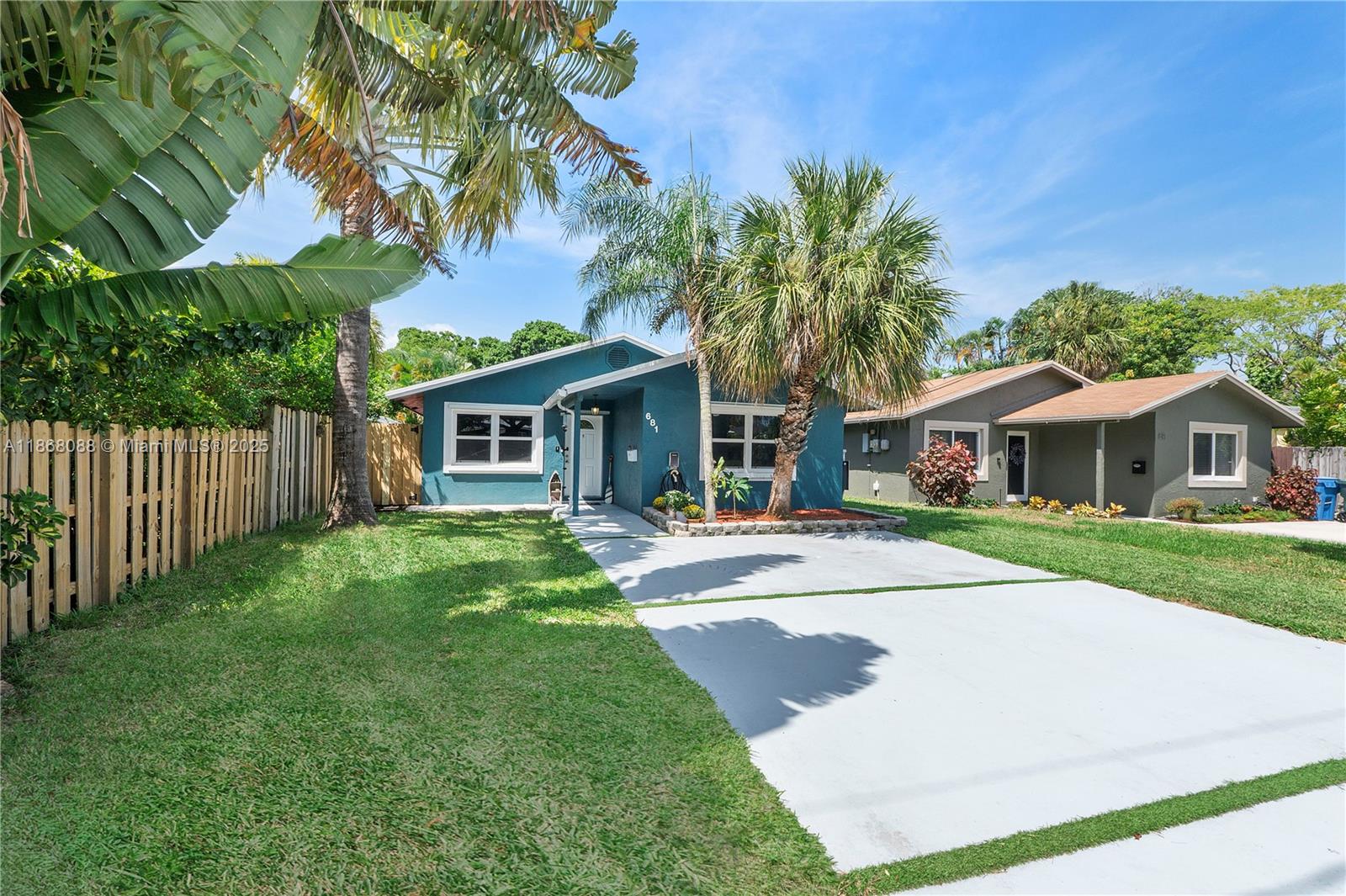 Stunning 3 bedroom 2 bathroom located in a prime location! Built on one of the last available lots in 1990! Step inside and you will find a spacious retreat blending modern comfort with classic Oakland Park charm. This home features an open floor plan and great layout. Generous bedrooms will separate this one from the rest. The master bedroom includes a spacious walk-in closet and en-suite bath. Upgrades include: Elegant gourmet kitchen with ample storage, soft-close cabinets and drawers, quartz counter tops and frigidaire SS appliances. Full impact windows, new ac (2024) new roof (2024). 24 Tesla Solar panels that are PAID IN FULL! EV Charger. Large driveway with extra parking. Step outside to your private oasis backyard featuring a big screened enclosure with spa perfect for gatherings.