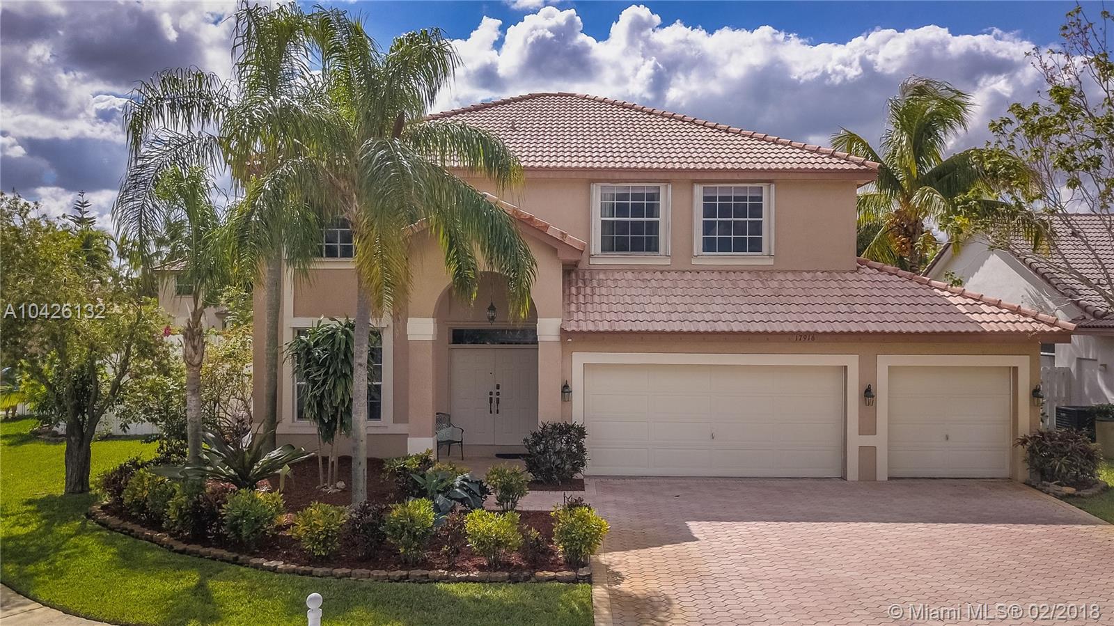 The spectacular remodeled tropical resort you deserve. Absolute best kitchen, master bath you will ever see. 5 BRs, 3 full baths, 3 car garage, big pool, covered patio, oversized fully fenced yard on cul de sac in gated Enclave sub-community. Gourmet eat-in kitchen w/ granite counters, wood cabinetry, under lighting, double stainless steel Thermador Masterpiece oven, double fridge, much more. Awesome master suite w/ double walk-in closets, spa-level bathrm: free standing tub, multi jet shower, bar/wine cooler, luxury touches throughout. Fruit trees including avocado, mango, acai. Super western Pembroke Pines location. Walk/bike to Silver Lakes Community Park, shopping, dining, more. Top Pembroke Pines Schools, bigger parks, athletic fields, library, more nearby to live life to its fullest.