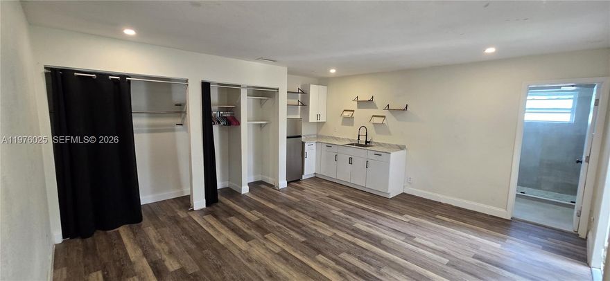 TOTALLY RENOVATED STUDIO featuring a spacious, updated bathroom and modern finishes throughout. RENT INCLUDES WATER & ELECTRICITY. Assigned parking space included. FRESHLY PAINTED!! The unit offers two closets, granite countertops, and a private entrance for added convenience and privacy. PARKING!!

Centrally located in Dania Beach, just one block from US-1, with easy access to shopping, dining, major highways, and the beach. A great opportunity for comfortable and convenient living.
Steps to Frost Park Community Center: a computer lab, a fitness center, and a recreation room with an adjoining full kitchen. The Park features a playground, a skate park, an outdoor basketball court, two handball courts, one pickleball court, two tennis courts, outdoor exercise equipment, and four baseball fields. Fast approval. Ready to move in.