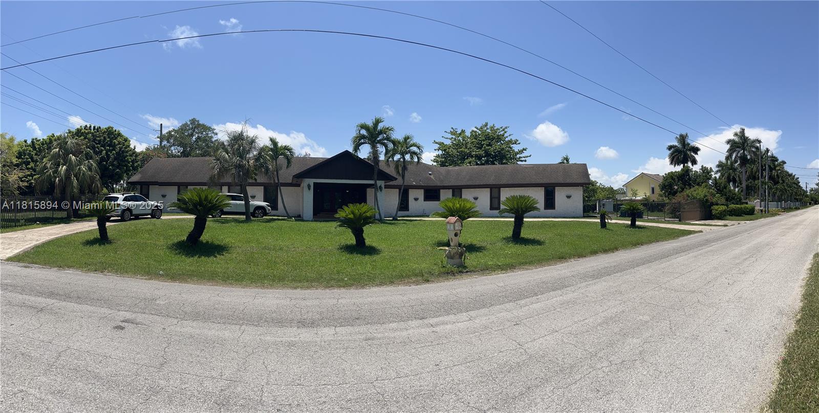 This unique property at 24750 SW 122nd Ave features both agricultural and residential zoning. It holds tax-exempt status and is designated for religious institutional use—ideal for a church, retreat center, or similar group. With zoning approval, it may be converted into a church, school, daycare, elderly care facility, or a townhome project. Includes a spacious 5,000 sq ft home with wood flooring, impact windows, a wood-burning fireplace, and a luxurious primary suite—perfect as a residence, office, or future centerpiece. Surrounded by newly built homes, this 2+ acre site offers prime development potential in a rapidly growing area—unlock the possibilities.