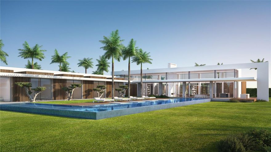 An exquisite contemporary villa, Estate C is situated within the ultra-luxurious gated community of AKAI Estates. Designed by renowned architect Vasco Vieira, this residence elevates the owner's lifestyle through seamless integration of indoor and outdoor living spaces across over 19,600 square feet of private and social areas, all on a sprawling single floor. Emphasizing luxury, Estate C boasts an exceptional infinity edge pool, a gym, spa, and impressive entertainment zones. AKAI Estates' expansive plots span over 95,059 square feet within a secluded enclave featuring a private community helipad. AKAI presents numerous upgraded amenities including tennis courts, pickleball courts, a putting green, and options for outdoor and/or indoor basketball courts.