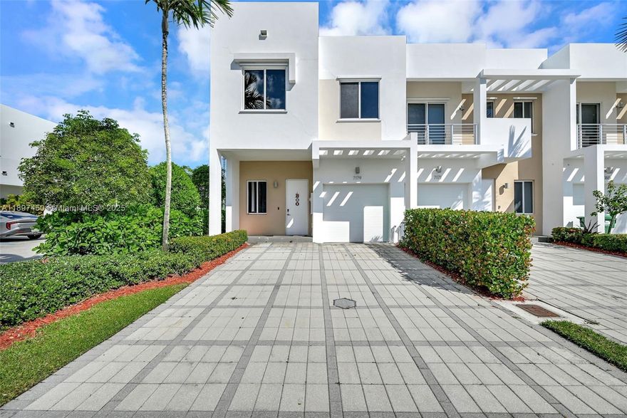 Beautiful 4-bedroom, 3.5 bath corner townhouse located in the desirable Neovita community in Doral. This 2,043 sq. ft. home offers a a beautiful patio with lakefront views and is conveniently situated next to the clubhouse. Modern finishes throughout, spacious living areas, and ample natural light make this home perfect for both entertaining and everyday living. Enjoy access to Neovita’s amenities, including a pool, fitness center, and game room. HOA includes basic cable, internet, and alarm monitoring. Prime location with easy access to shopping, dining, and major highways. GARAGE WAS CONVERTED INTO A PLAYROOM BUT CAN BE EASILY CONVERTED BACK.