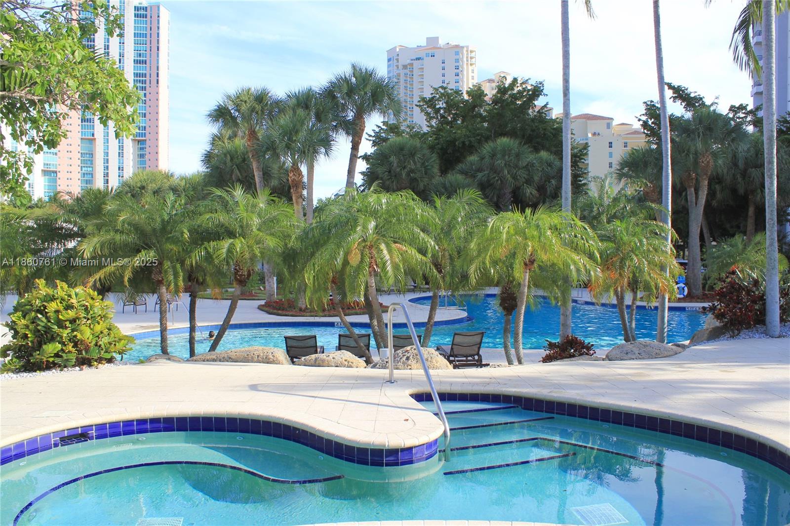 SPECTACULAR VIEWS FROM THIS AMAZING 1 BEDROOM + DEN SPLIT FLOOR PLAN UNIT. 2 FULL BATHROOM , MASTER BEDROOM WITH WALK -IN CLOSETS, NICE AND BRIGHT THROUGHOUT THE DAY, LARGE BALCONY. LAMINATED FLOORS ALL THROUGHOUT . WASHER & DRYER INSIDE THE UNIT. BUILDING FEATURES: NEW GYM, SWIMMING POOLS, SAUNA, VOLLEYBALL COURT, MINI MARKET, PET-FRIENDLY. WALKING DISTANCE FROM A RATED+ SCHOOLS, AVENTURA MALL, PARKS AND PET PARKS. EASY TO SHOW! Available October 7th 2025.