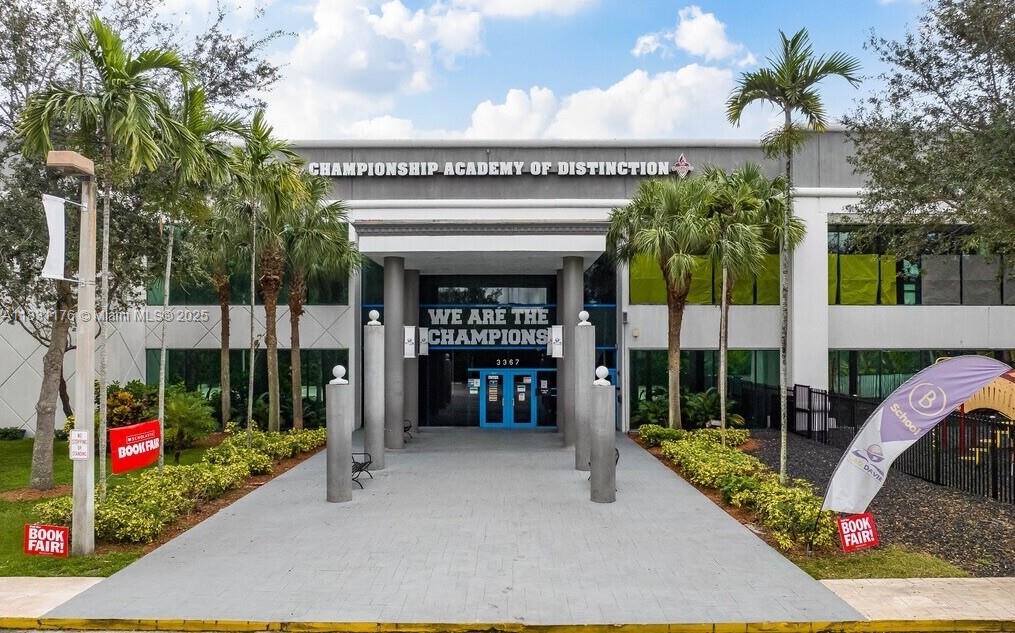 Championship Building is a fully licensed and operational school facility featuring over 20 classrooms, a full cafeteria with kitchen, a basketball court, and an outdoor playground. Designed to accommodate up to 600 students, the campus sits on a large lot and offers ample space for a variety of educational programs. The building also includes multiple offices, storage areas, and restrooms, making it well-equipped for a private or charter school. Call for more information.