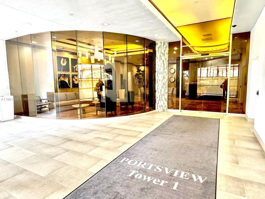 BEST VALUE in Aventura’s Waterways / Marina District. Priced at $314,900, this bright and spacious 2-bed, 2-bath residence at Portsview at the Waterways offers an excellent opportunity in one of Aventura’s most desirable waterfront communities.

The well-designed split floor plan features floor-to-ceiling windows, abundant natural light, and a private balcony with garden and Waterways views. Washer and dryer in unit, assigned parking, and a pet-friendly building add to everyday convenience.

Important association updates for buyer and lender confidence:
The building has completed its 25-Year Structural Milestone Inspection. Elevator modernization is currently underway. Approved 2026 condominium and master association budgets, along with the current fee schedule, have been uploaded to the MLS. Per association vote, certain reserve contributions have been paused for 2026.

Residents enjoy resort-style amenities including two pools, tennis courts, fitness center, marina access, clubhouse, sauna, walking trails, and 24/7 security.

Prime Aventura location near Aventura Mall, Brightline station, Gulfstream Park, dining, parks, and houses of worship. Recent 2-bedroom sales in the community have reached the mid-$350Ks to high-$390Ks. Buyer to verify all information and conduct due diligence. Easy to show.