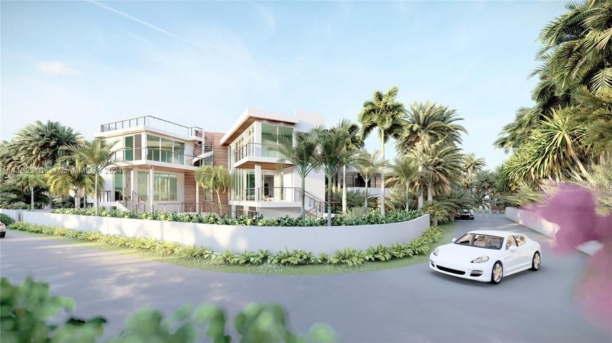 Miami Riches presents a stunning luxury modern home by ?renowned architect Jose Sanchez. Enjoy warm ocean breezes just steps from and with views of Biscayne Bay. Located in a prestigious and secluded tree covered enclave of South Coconut Grove, this masterpiece home offers abundant interior spaces and balconies, 12-24 ft ceilings, 2 large terraces, outdoor kitchen, large rooftop deck with spectacular views. With 10,986 SF total area, this home includes 6 bed, 6 bath, 2 half bath, family room, media room, study, elevator, 5 car covered parking plus 5 uncovered spots. Luxe finishes include fine European kitchen cabinets, Subzero/Wolf appliances, Ipe wood exterior ceilings and heated saltwater pool and spa. Short walk to Grove’s many restaurants, cafes and top schools. Completion May 2022.