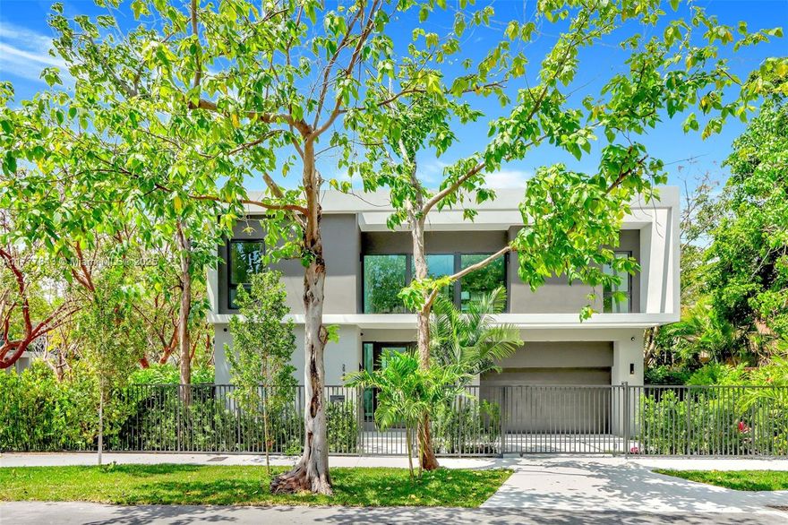 Urban living at its best! Unique 5Bed/6Bath, brand new construction, modern house in the heart Coconut Grove! Extraordinarily located in Center Grove. Meticulously built with top of the line finishes. Perfect for the most discerning buyer. 4 bedrooms & 4 bathrooms upstairs+2nd family room. Guest bedroom on 1st floor. Open kitchen with sleek Italian cabinetry. Sub-Zero/Wolf appliances, high-end bathroom fixtures and closet cabinetry throughout. LED lighting, Ethernet wired, Control 4. Expansive outdoor covered terrace featuring a well equipped summer kitchen and pool. Double car garage.Luscious landscaping (w sprinkler system) with perimeter fence for plenty of privacy. Within steps to the Grove village center’s restaurants and bay front parks & marinas. Must see to  appreciate it!