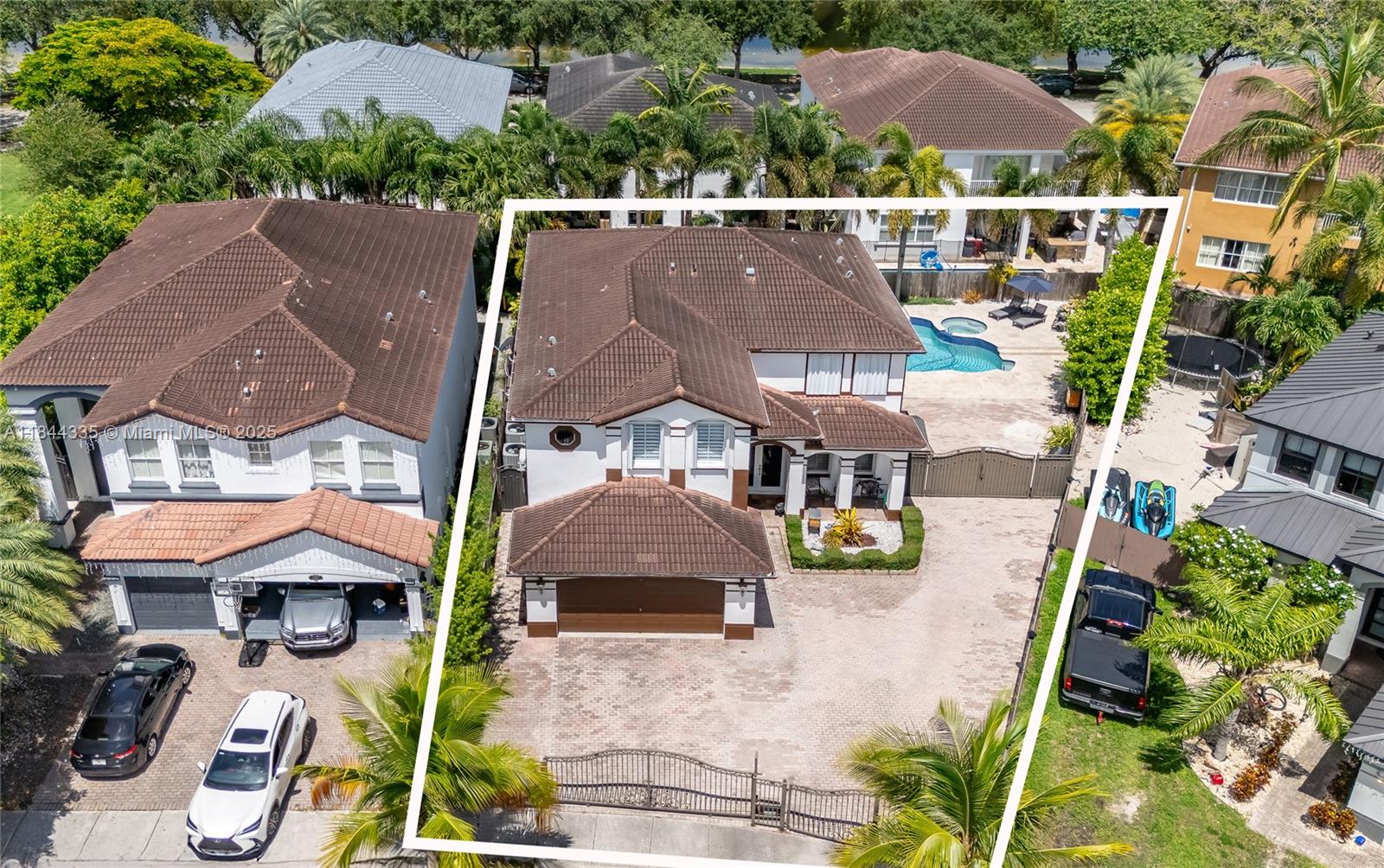 Stunning 5-Bedroom, 5-Bathroom Pool Home in Prime Location! Don’t miss this incredible opportunity to own a beautifully move-in-ready home in a quiet community. Residence was tastefully renovated just 5 years ago & offers everything you need for comfort and entertaining. Property Highlights: Elegant tile flooring throughout the first floor. Warm wood flooring on the second floor & staircase. Sparkling pool & jacuzzi for ultimate relaxation. Outdoor pergola & summer kitchen – perfect for entertaining. Travertine pool deck & paver driveway. Exterior lighting and HD security cameras for added peace of mind. Located in a quiet, highly desirable neighborhood. This home has it all – style, functionality, & location. Hurry, this gem won’t last long! ?? Call now to schedule your private showing!