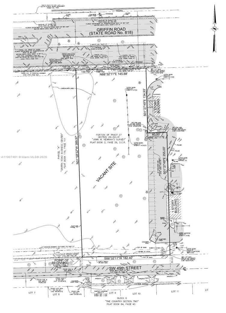 NEWMANS SURVEY - Land