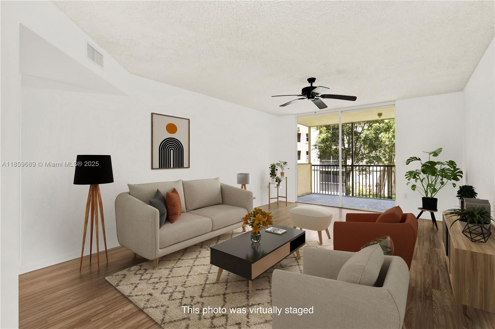 Welcome to this charming condo in the heart of Doral! Freshly painted unit and brand-new laminate flooring in the bedroom, offering a move-in ready feel. You'll find a spacious walk-in closet, a convenient in-unit washer and dryer, and a screened balcony with extra storage — perfect for relaxing mornings or quiet evenings. Two parking spaces are included for your ease. Located in a secure, gated community, residents enjoy access to an impressive lineup of amenities including a swimming pool, jacuzzi, gym, tennis courts, and a clubhouse. Whether you're looking for a comfortable home or a smart investment property, this condo checks all the boxes. Don't miss this rare opportunity to own in one of Doral's most desirable communities. Priced to sell, this is your chance to call it home!