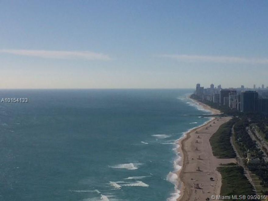 Best unit in Sunny Isles 3 beds and 3.5 baths. Direct open views to the south with ocean, intracoastal, Haulover Park, Miami Beach and Downtown Miami. Flow-through apartment with balconies facing south and north. Italian cabinets and wood floors. Luxury building with beach service, pool with attendant, restaurant, business center, social rooms, spa and state of the art gym. Available for short term rental with a 3 month minimum at $8,500 per month