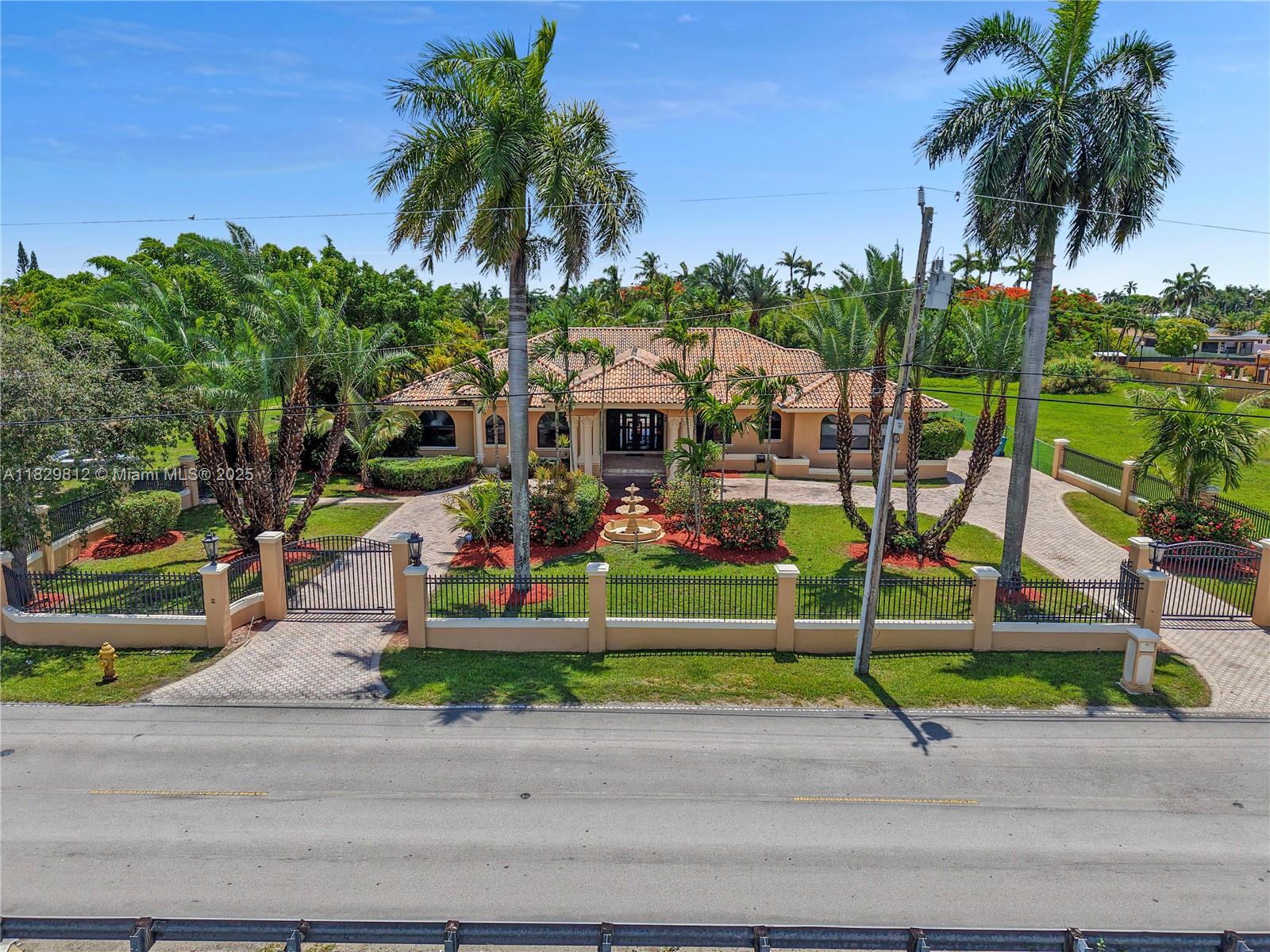 Welcome to a Privately gated JG HEADS FARMS estate that perfectly blends style and fun, set on a generous 36,154.8 SqFt lot. This stunning home is matched by an incredible outdoor space, ideal for entertaining. The expansive backyard features a resort style pool and spa, plus a gazebo with a half bathroom-perfect for unforgettable gatherings. Inside, enjoy 8 bedrooms and 7 bathrooms, and a 2-car garage. A separate 3-bedroom, 2-bath, in-law or guest house offers excellent rental income potential or multigenerational living. Don't miss this one-of-a-kind estate with room to live, earn, and entertain in luxury!