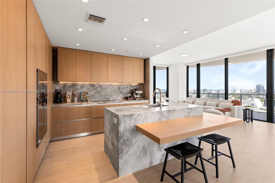 Experience luxury living in Residence #1201 at Five Park, South of Fifth’s newest tower. This stunning turnkey-ready 3-bedroom corner unit offers panoramic views of bay and ocean views with 10ft ceilings and floor-to-ceiling windows, elegant finishes, and an open, light-filled layout. Thoughtfully upgraded, the unit features custom-built closets, automated blinds, and smart thermostats. Residents enjoy world-class amenities, including a private beach club, multiple fitness centers, a spa, on-site dining, a business center, and more—all just steps from Miami Beach’s top restaurants, shopping, and entertainment.