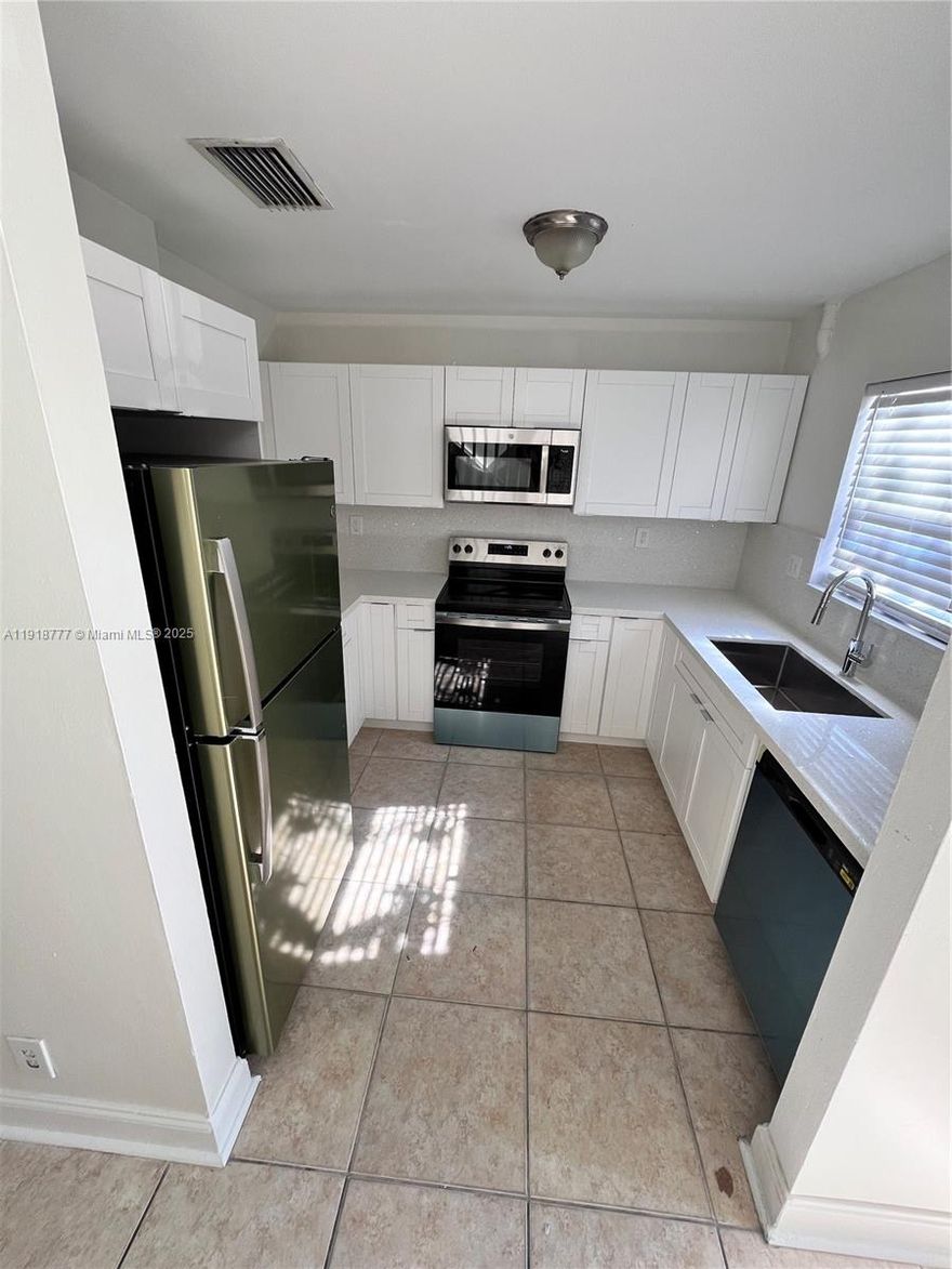 REMODELED TOWNHOUSE 2-bedroom, 1.5 bathroom located in Pompano Beach. New appliances. Washer/dryer in the unit. Community pool. Private, fenced in patio. Close to highways, restaurants, and shopping centers.