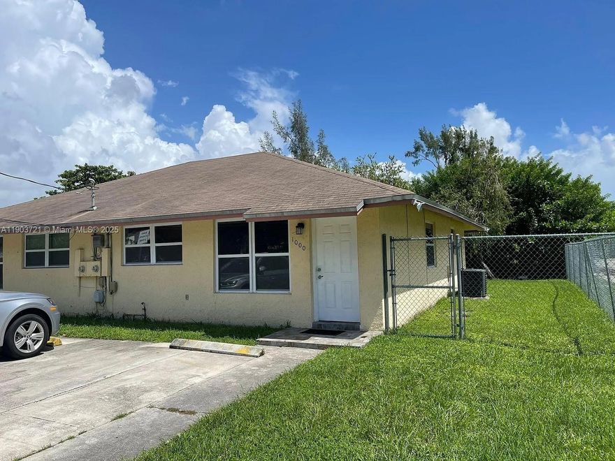 Beautiful 2-Bedroom Home in the Heart of Hallandale Beach
Discover this charming 2-bedroom, 1.5-bath unit featuring a spacious yard and two dedicated parking spaces. Perfectly located east of I-95, just minutes from the beach, Gulfstream Park & Casino, Aventura Mall, and many great shops and restaurants.
Enjoy comfortable living in a convenient and vibrant neighborhood close to everything South Florida has to offer.Call the listing agent !!! Hablamos Espanhol e falamos Portugues ...