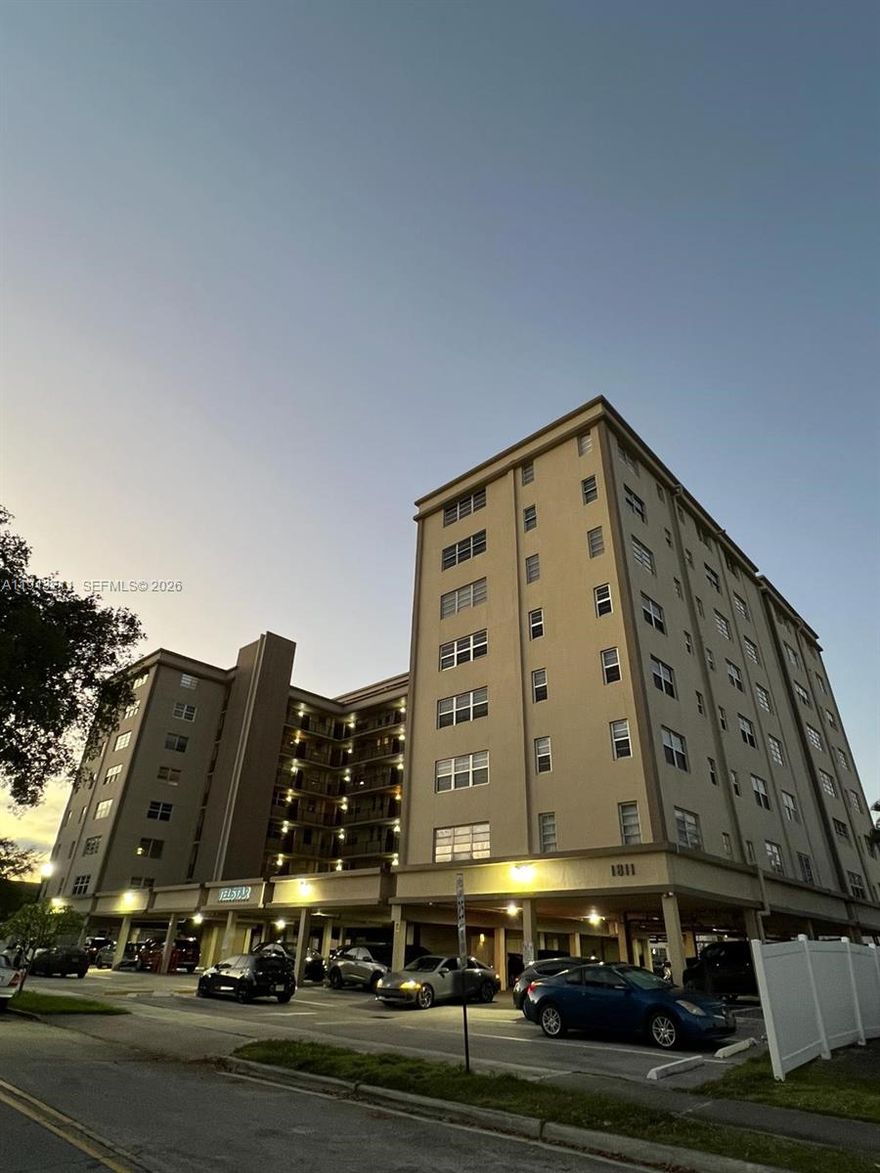 1 bed and 1 1/2 Bath in one of the most growing areas in Hollywood, Unit has central AC, Covered Parking space assigned, nice open view facing east, blinds plenty of closets, etc. Building is quiet with nice and friendly neighbors. Need approval from the condo before moving in, the unit is vacant and easy to show. Excellent Landlord that will take care of you and the unit. Unitl will be ready to move in by March 1st 2026