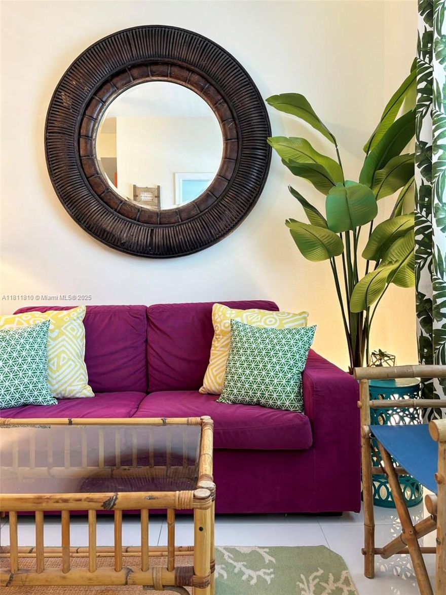 Oceanfront SHORT TERM RENTAL AIRBNB INVESTMENT Deco Bldg. Bright Unit, on Famous Ocean Dr. in SOFI South Beach. Excellent investment opportunity or pied-à-terre. Owner has paid the $42k Assessment
Enjoy modern comfort in rare oceanfront short-term rental bldg in vibrant South of Fifth (SOFI) district. Charming, bright, furnished and updated turnkey condo features porcelain flooring, renovated bathroom, queen bed & sleeper sofa, perfect for Airbnb, VRBO & other rental platforms.  Oceanfront on the gorgeous white sand beaches, crystalline blue ocean and recently finished bike path.  Walk to top restaurants, 3rd St. Park, shops & entertainment.  Amenities include WiFi, Newer Pool, cable/internet, hot water, & electricity, all covered by the HOA.