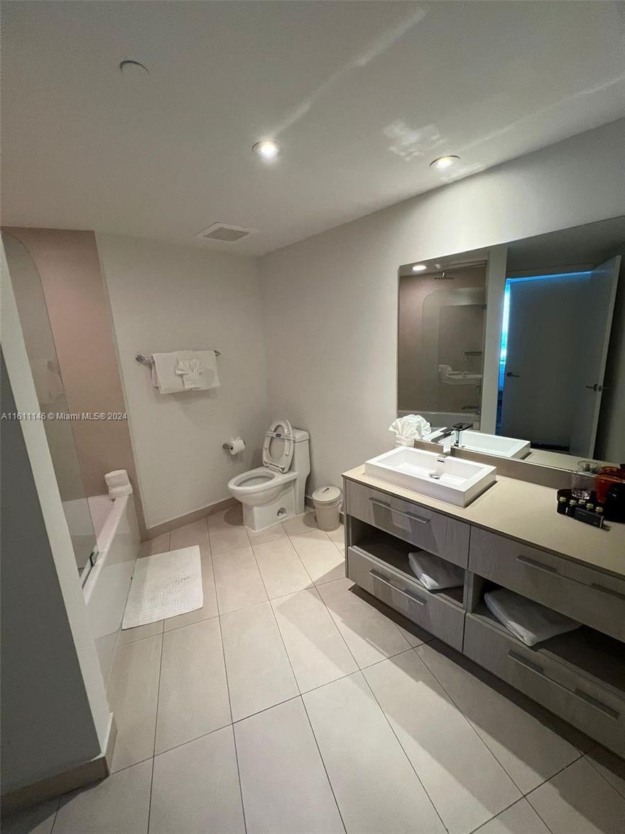 2 bedroom/ bathroom fully furnished CONDO HOTEL, Great view to the north with some Ocean view. HYDE RESORT & RESIDENCES, with the best hotel amenities: Fitness center, infinity pools, full-service spa...  Tenant must pay the following fees to the association: Resort fee $44 dollars per night. The security deposit is $250 dollars and will be refunded within seven business days from the check-out date. Valet parking $35 dollars per day. (if applicable)