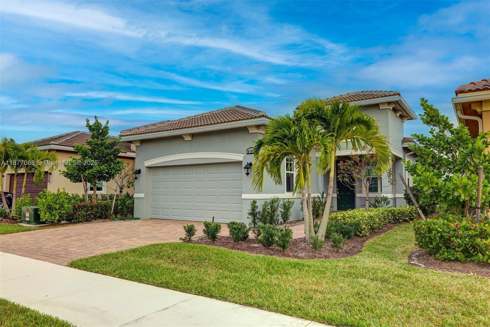 Presenting a modern gem in the heart of the 5 Star Luxury Community - PGA VERANO. Built in 2023, this 3 BED/2 BATH single-family home, featuring the sought-after BELLA model, offers a 2-car garage, hurricane impact windows, and 24-hour security with a manned guard gate. The property also highlights an inviting eat-in kitchen with quartz countertops and comes loaded with various upgrades. Explore the epitome of contemporary living in this meticulously crafted home. Motivated seller, closing costs concession 1.5%