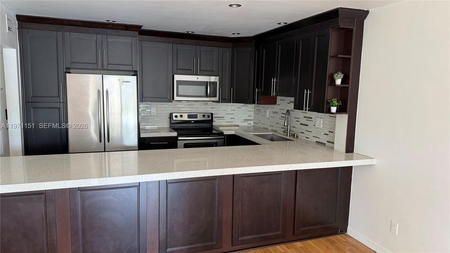 CASH ONLY. Beautiful 2 Bathroom, 2 bath featuring a renovated wood Kitchen. Living area 1.070sqft. The apartment is located right in front of Porciana Park, which features tennis and volleyball courts, a playground, and a nice green area for walking your dog or enjoying outdoor activities. The park also has a sand volleyball court, in addition to the amenities offered within the Condo. Excellent school district, with schools rated A and B. Great investment opportunity.