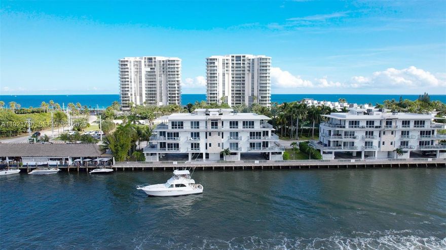 WELCOME TO THE ULTRA EXCLUSIVE SEASIDE VILLAGE COMMUNITY IN HOLLYWOOD DIRECTLY ACROSS FROM THE BEACH. THIS IS TRULY A BOATER'S DREAM! STEP INSIDE THIS ABSOLUTELY FLAWLESS LUXURY CONDO SITUATED ON THE INTERCOASTAL WATERWAY WITH PRIVATE MARINA AND DOCK SLIP. IMAGINE LIVING ON THE WATER IN A MODERN NEWER BUILT BOUTIQUE BUILDING, COMPOSED OF ONLY 5 RESIDENCES  IN EACH BUILDING. THIS RESIDENCE WILL GIVE YOU THE FEEL OF A SINGLE-FAMILY HOME STARTING WITH YOUR PRIVATE ELEVATOR ENTRY INTO THE UNIT, GRAND OPEN CONCEPT AND ENDLESS STORAGE THAT YOU WOULD ONLY FIND IN A HOME. IMAGINE UNOBSTRUCTED  WATERVIEWS  INCLUDING SUNSET VIEWS FROM YOUR WRAPAROUND BALCONY. EVERY BEDROOM ENCOMPASSES AN EN-SUITE BATHROOM IN ADDITION TO PRIVATE BALCONY, CHEF’S KITCHEN WITH SUBZERO & WOLF APPLIANCES, FULL LAUNDRY ROOM, LARGE STORAGE UNIT, HURRICANE IMPACT WINDOWS AND 2 COVERED PARKING SPACES IN ADDITION TO GUEST PARKING. AMENITIES INCLUDE A MARINA THAT IS FULLY EQUIPPED WITH WATER & ELECTRICITY, BOAT SLIP ACCOMMODATES A 45’ BOAT HOWEVER WITH CURRENT LIFT A 33’ BOAT. CENTRALLY LOCATED BETWEEN MIAMI AND FORT LAUDERDALE. FTL INTERNATIONAL  AIRPORT IS LESS THAN 10 MINUTES AWAY . A MODERN MASTERPIECE COMBINING LUXURY, EXCLUSIVITY COMBINED WITH PRIVACY !  CALL LISTING AGENT PRIOR TO SUBMITTING REQUEST